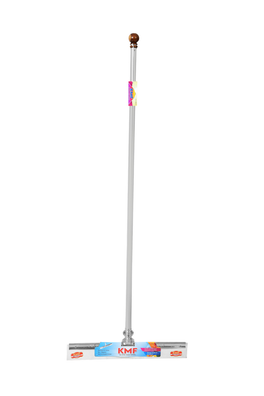 KMF Premium Stainless Steel Floor Wiper – 48 Inch Long Handle | 100% Rustproof | Heavy Duty | 700g | Made in India