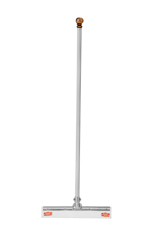 KMF Stainless Steel Floor & Bathroom Wiper Combo (48x20 + 40x16 Inch) | Heavy Duty Cleaning Set