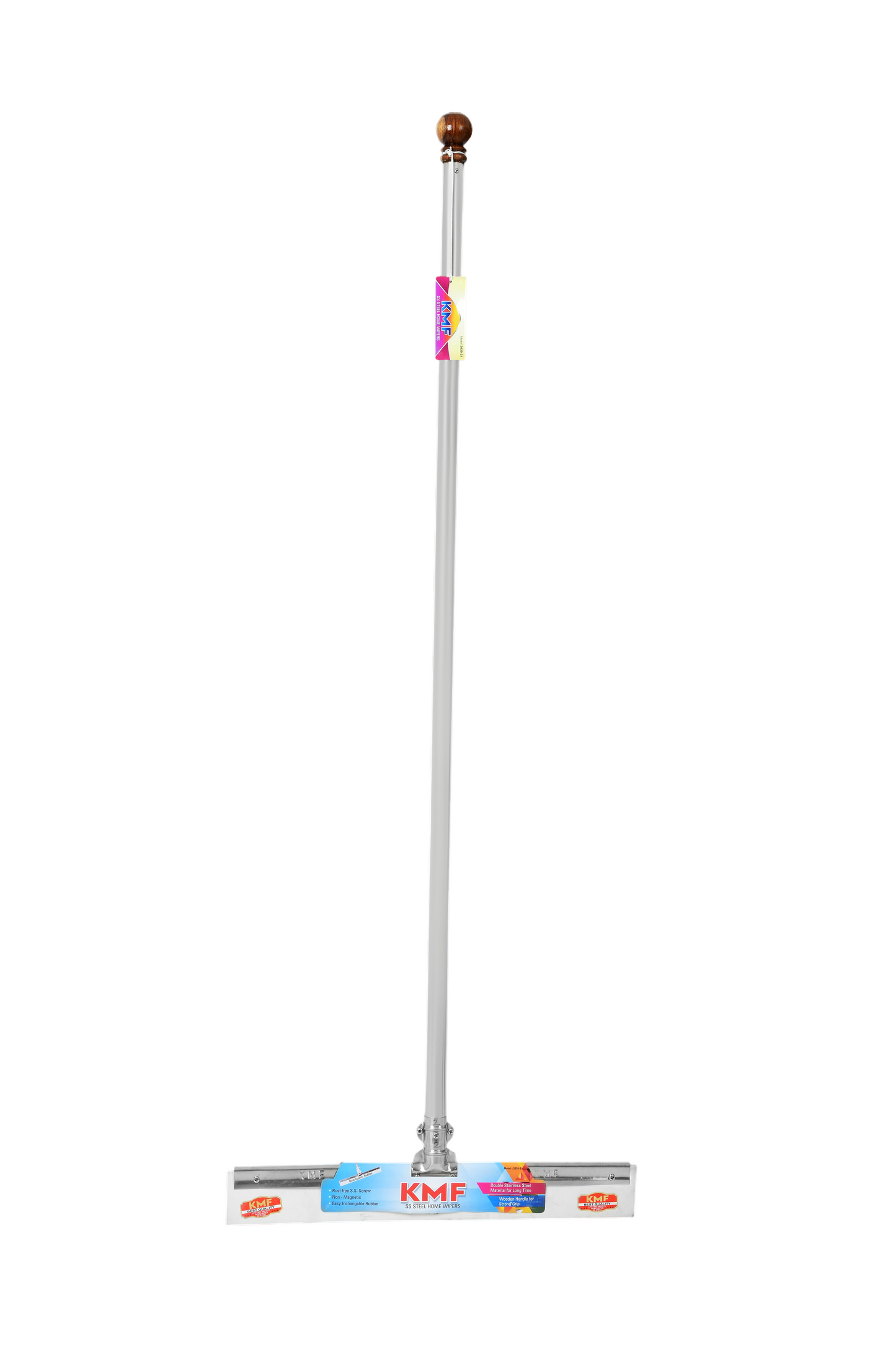 KMF Stainless Steel Floor Wiper 48x20 Inch | Heavy Duty Water Cleaning Wiper for Home & Bathroom