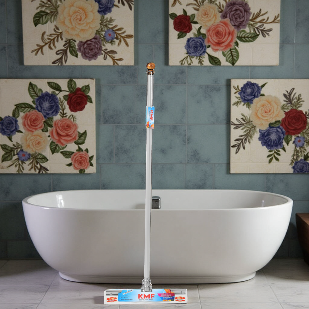 KMF Stainless Steel Bathroom Wiper – Compact, Rustproof & Durable for Wet Surfaces