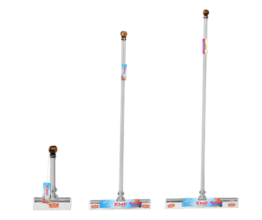 KMF 3-in-1 Stainless Steel Wiper Set | Kitchen + Bathroom + Floor Wiper Combo | Heavy Duty Cleaning Kit